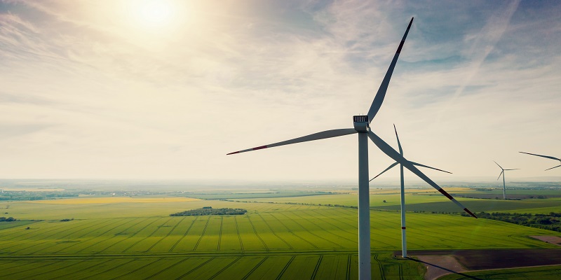 Regenerative Energien - Dargestellt mit Windkrafträdern
